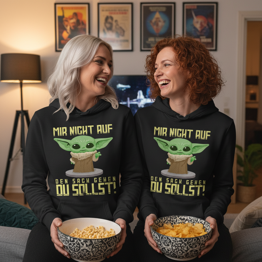Mir nicht auf den Sack gehen du sollst Baby Yoda Grogu - Damen Hoodie