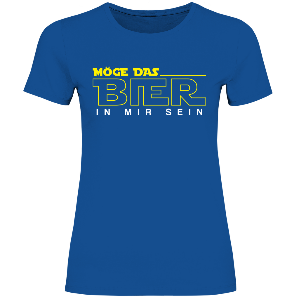 Möge das Bier in mir sein - Star Wars - Damenshirt Royal Blue