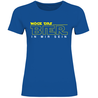 Möge das Bier in mir sein - Star Wars - Damenshirt Royal Blue