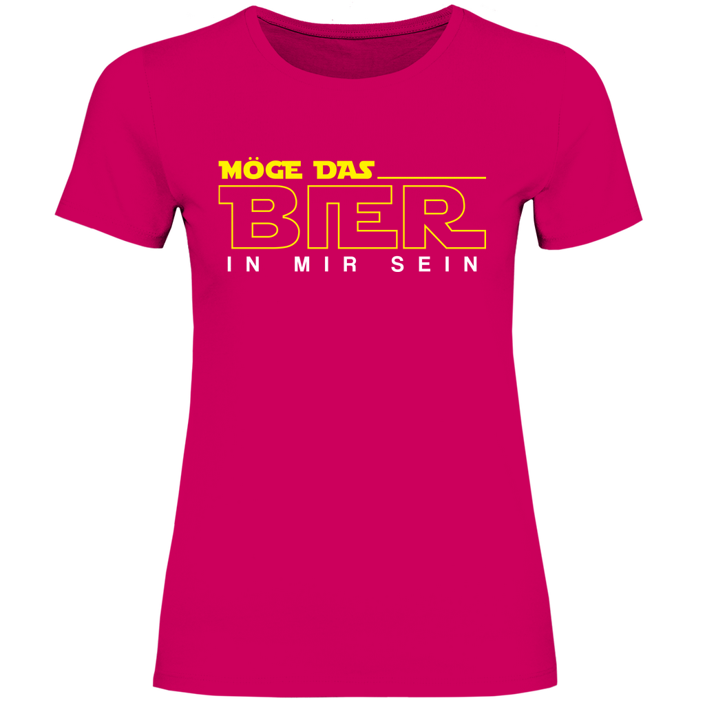 Möge das Bier in mir sein - Star Wars - Damenshirt Sorbet