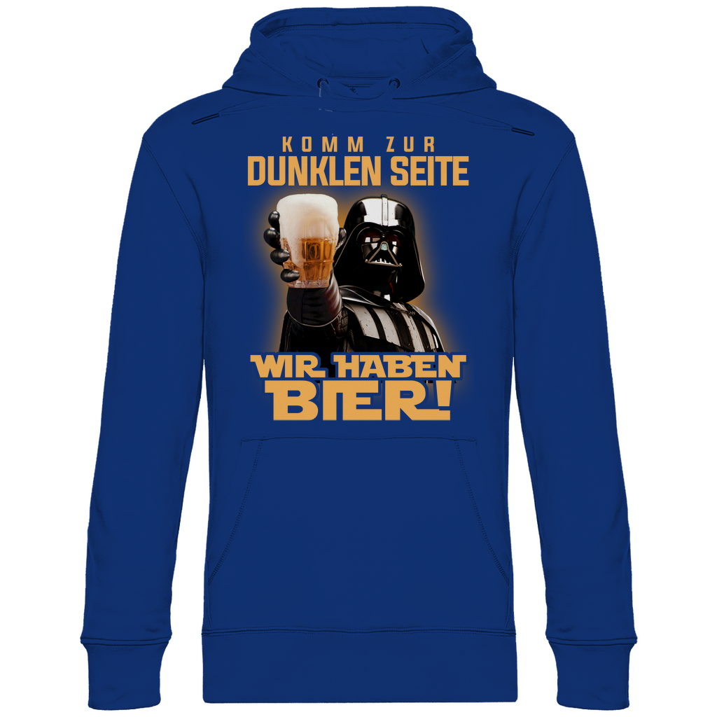 Komm zur dunklen Seite wir haben Bier Darth Vader - Unisex Hoodie Royal