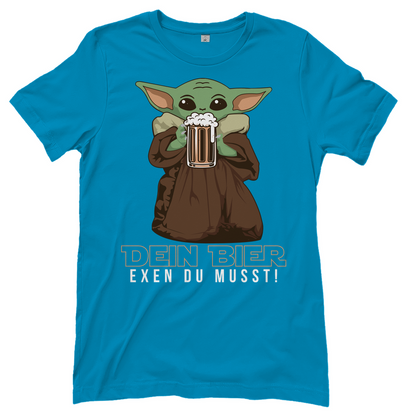 Dein Bier exen du musst Baby Yoda - Damenshirt Atoll