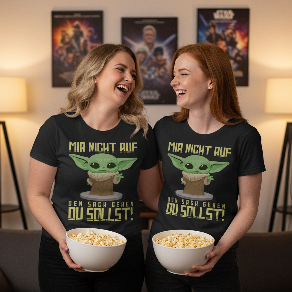 Mir nicht auf den Sack gehen du sollst Baby Yoda Grogu - Damenshirt