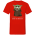 Dein Bier exen du musst Baby Yoda - Herren V-Neck Shirt Red