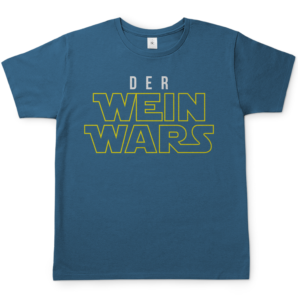 Der Wein Wars Star Wars - Herren Shirt Stone Blue