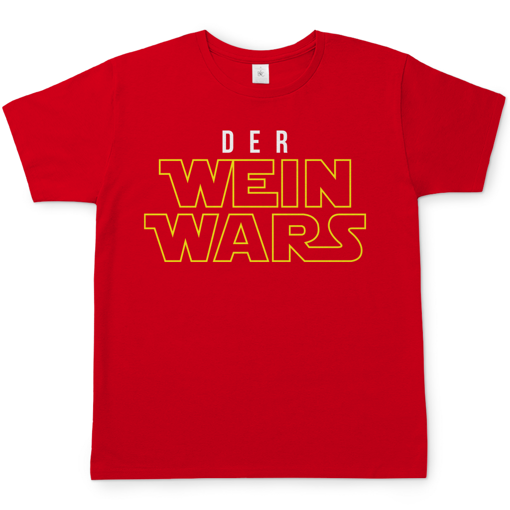 Der Wein Wars Star Wars - Herren Shirt Red