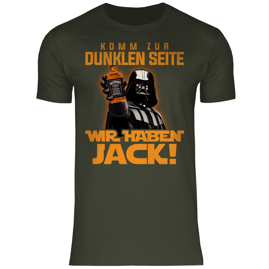 Komm zur dunklen Seite wir haben Jack Darth Vader - Herren Shirt Urban Khaki