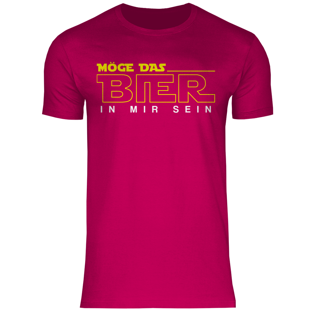 Möge das Bier in mir sein - Star Wars - Herren Shirt Sorbet