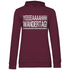 YEEEAH Wandertag! - Damen Hoodie Wine