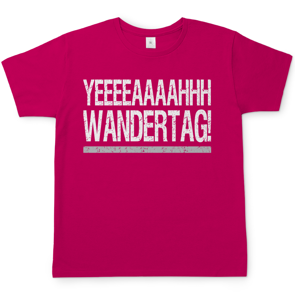 YEEEAH Wandertag! - Herren Shirt Sorbet