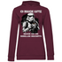 Ich brauche Kaffee - Stormtrooper - Damen Hoodie Wine