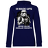 Ich brauche Kaffee - Stormtrooper - Damen Hoodie Navy Blue