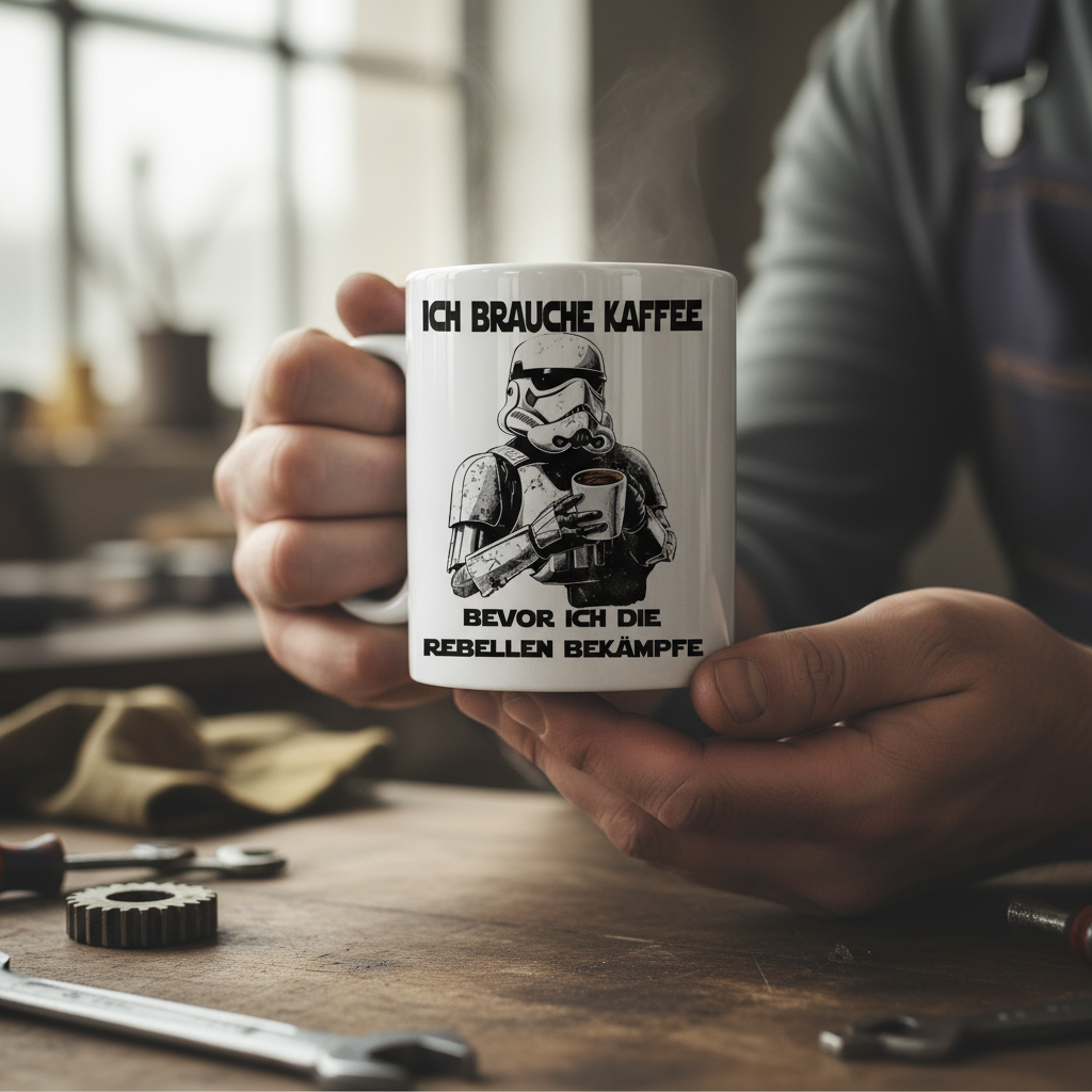 Ich brauche Kaffee - Stormtrooper - Tasse