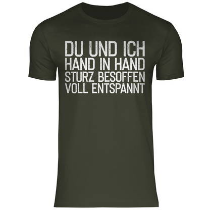 Du und ich Hand in Hand - Herren Shirt Urban Khaki