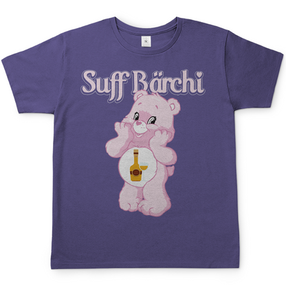 Millennial Lilac Herren Shirt Suff Bärchi lustiges Sauf Shirt mit Glücksbärchi, Frontansicht