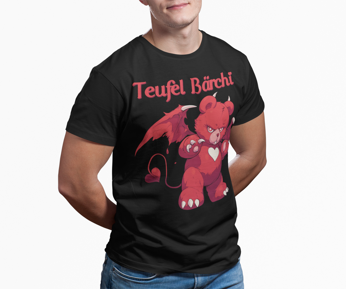 Teufel Bärchi - Glücksbärchi - Herren Shirt