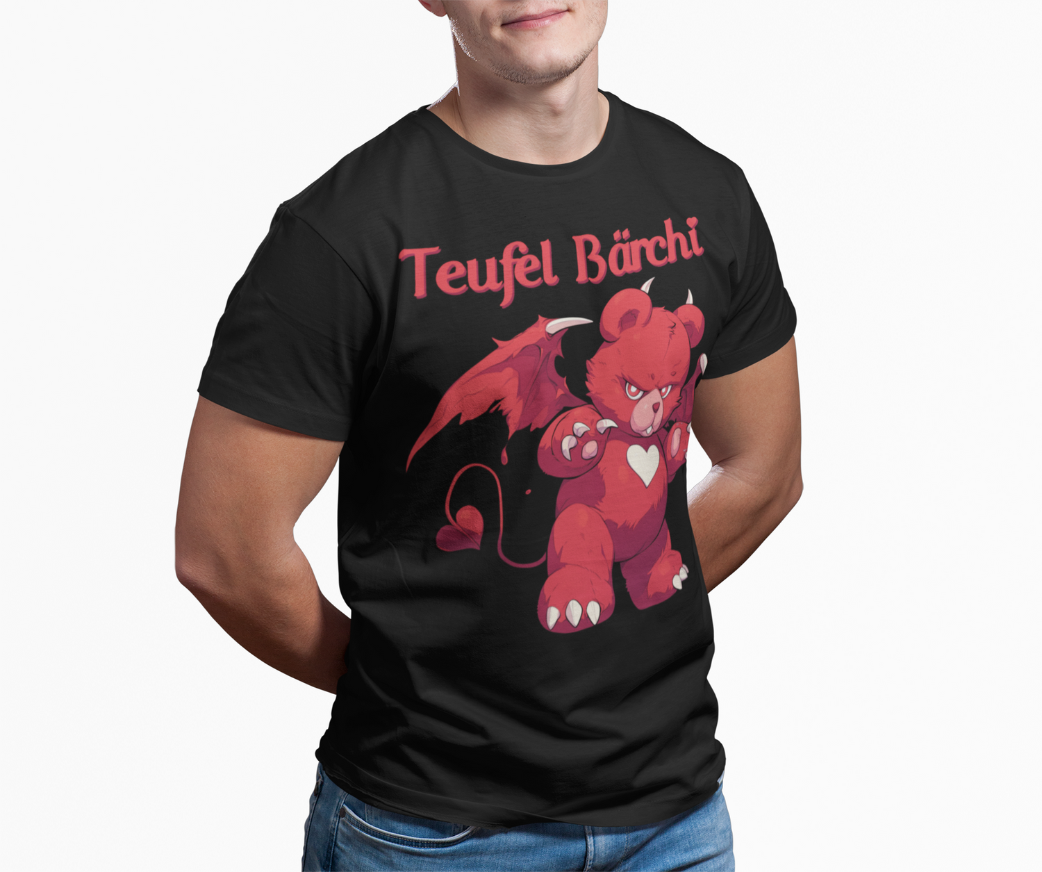 Teufel Bärchi - Glücksbärchi - Herren Shirt