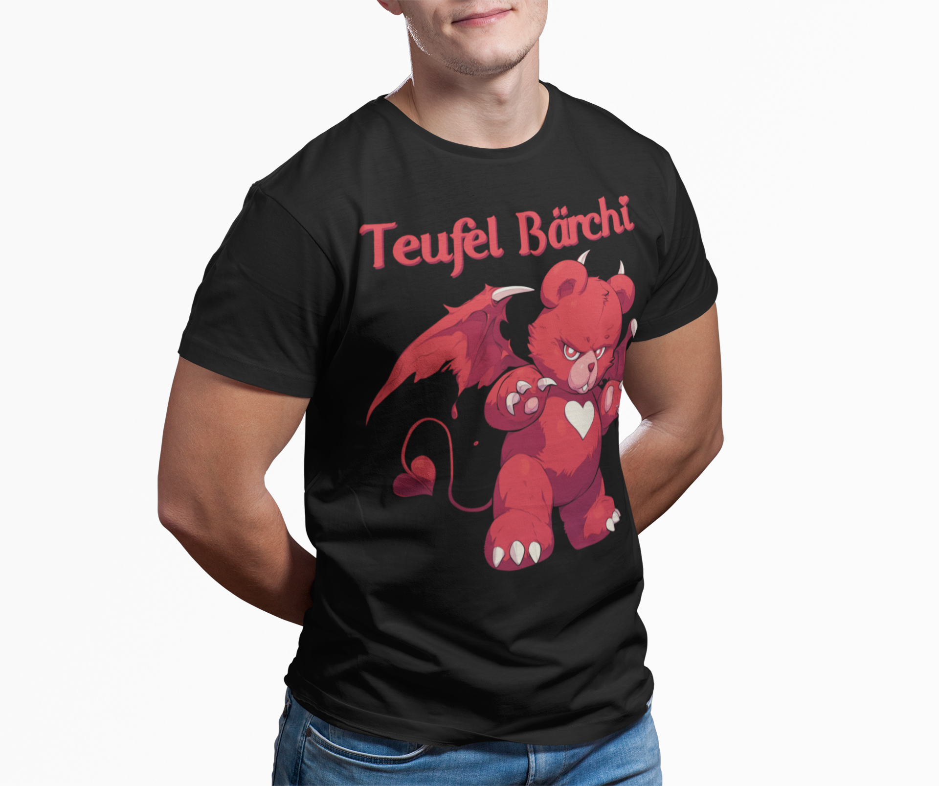 Teufel Bärchi - Glücksbärchi - Herren Shirt