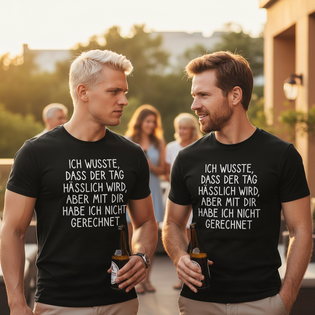 Ich wusste dass der Tag hässlich wird - Herren Shirt