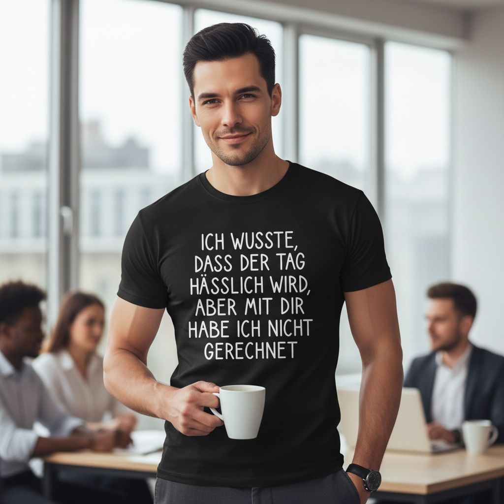Ich wusste dass der Tag hässlich wird - Herren Shirt
