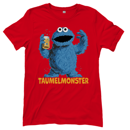 Sesamstraße - Taumel Krümelmonster - Damenshirt Red