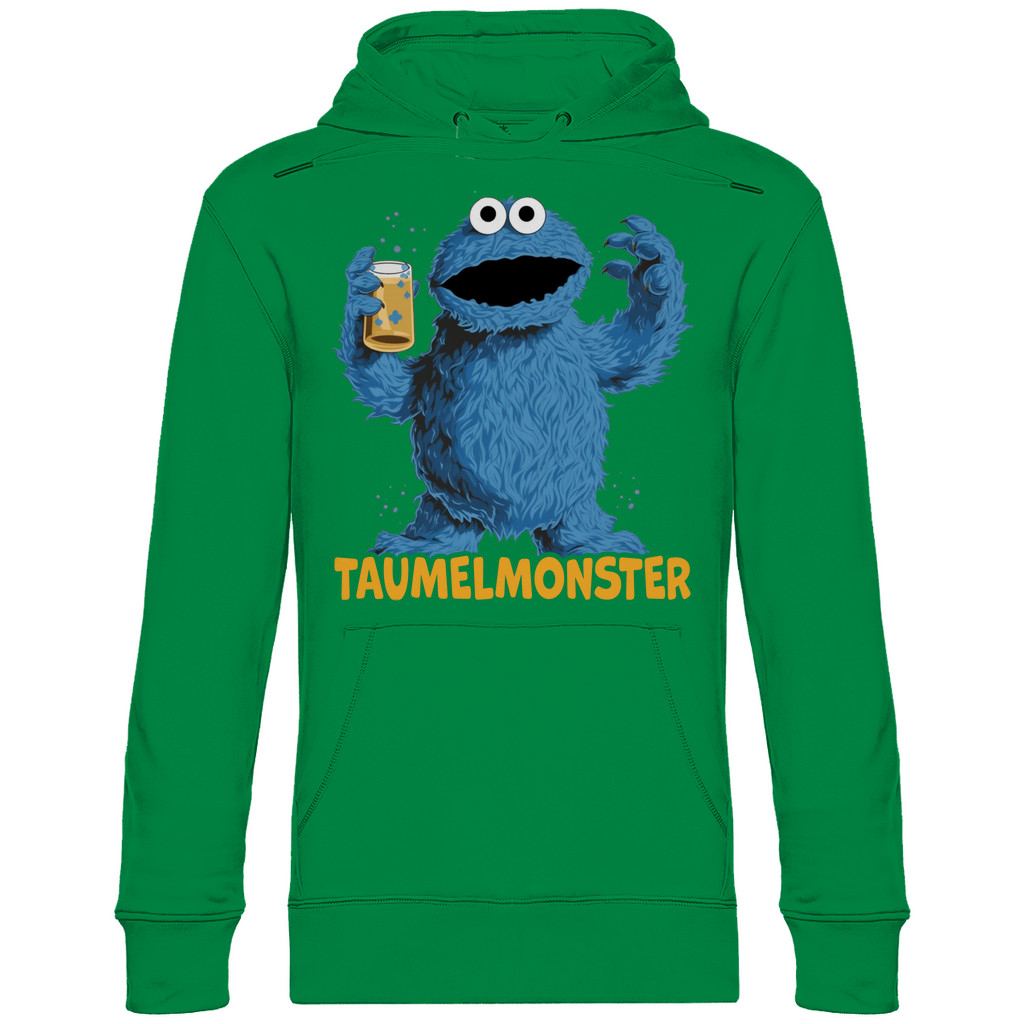 Sesamstraße - Taumel Krümelmonster - Unisex Hoodie Kelly Green