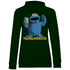 Sesamstraße - Taumel Krümelmonster - Damen Hoodie Forest Green