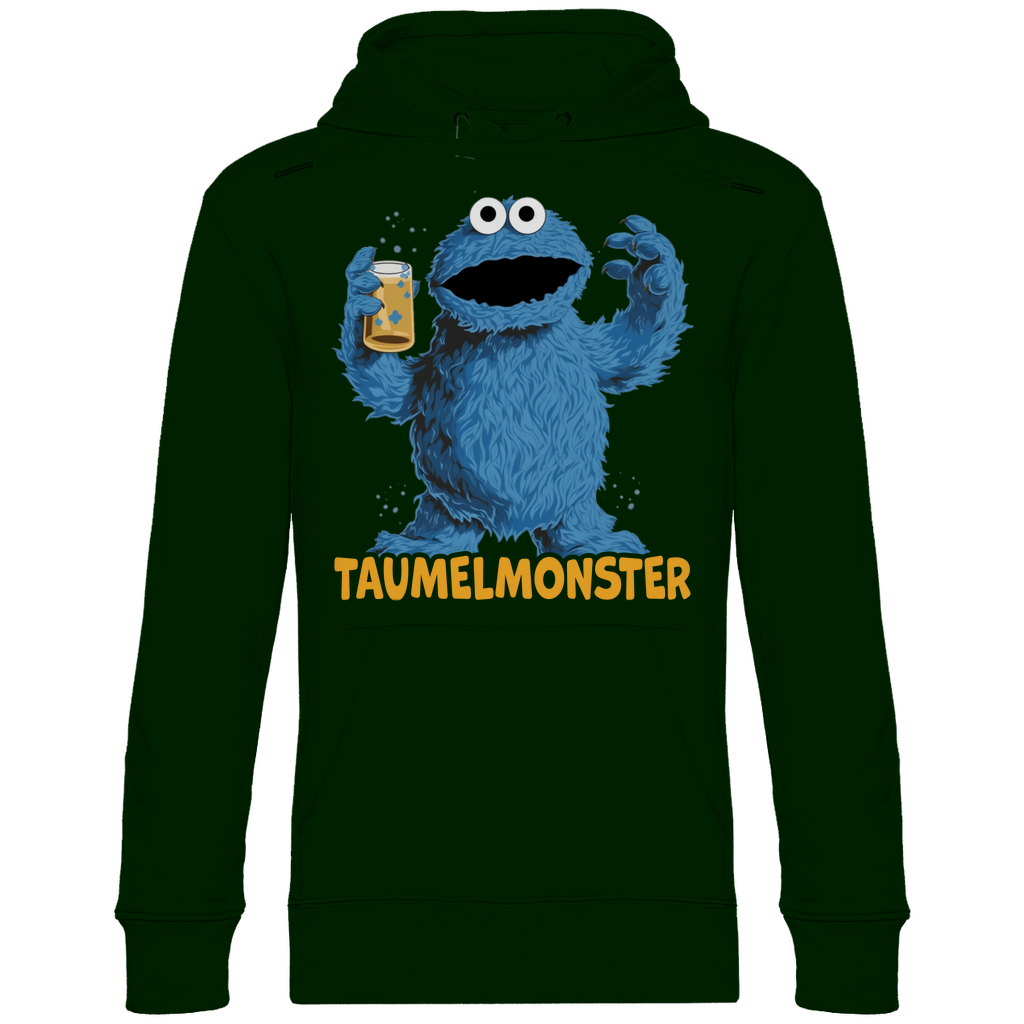 Sesamstraße - Taumel Krümelmonster - Unisex Hoodie Forest Green