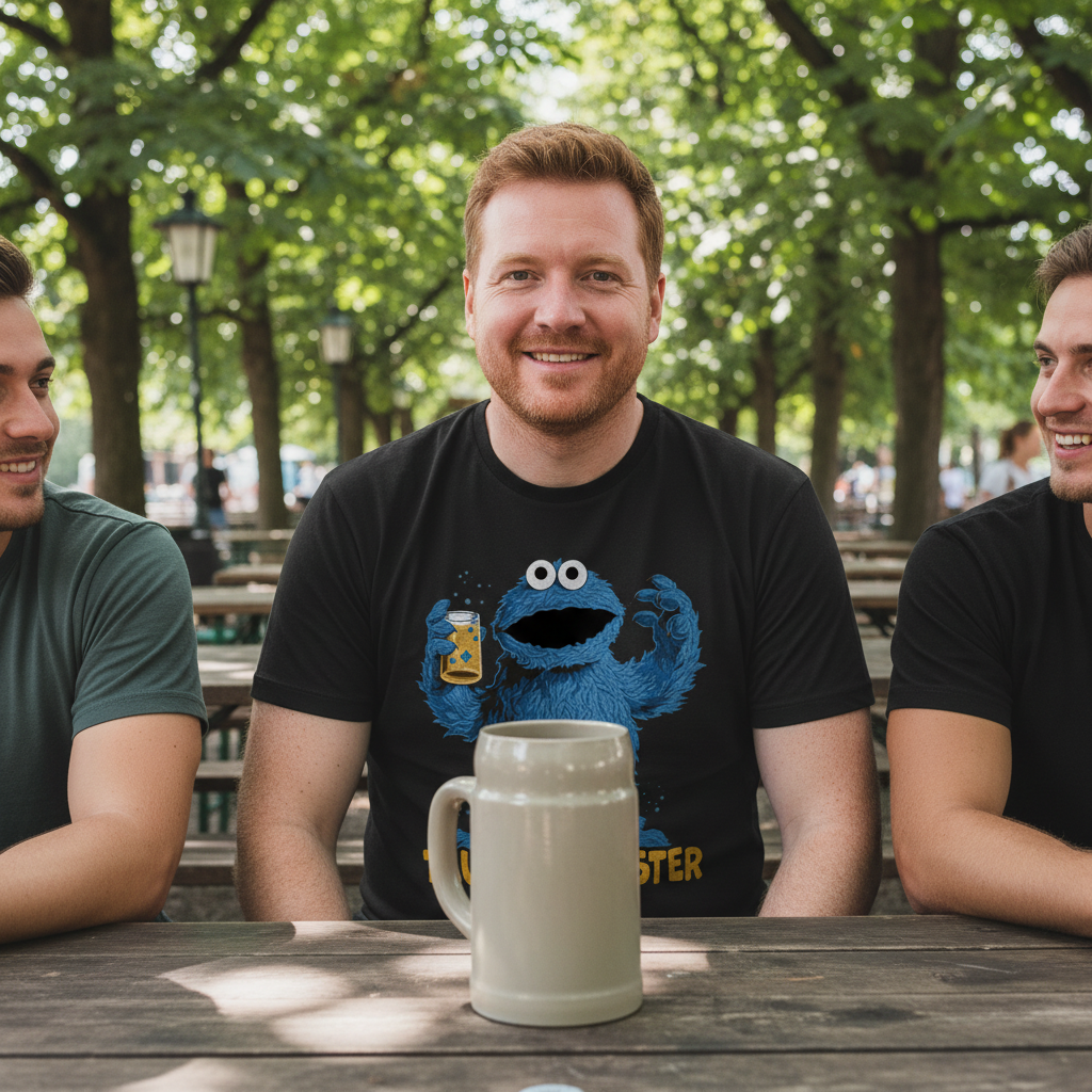 Sesamstraße - Taumel Krümelmonster - Herren Shirt