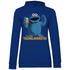 Sesamstraße - Taumel Krümelmonster - Damen Hoodie Royal