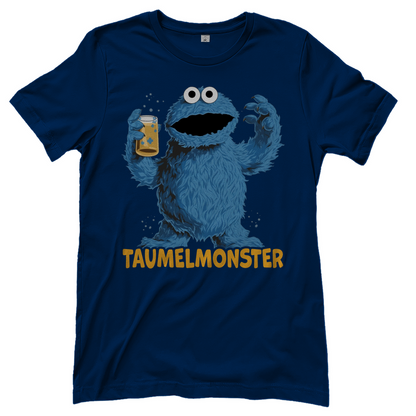 Sesamstraße - Taumel Krümelmonster - Damenshirt Navy