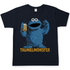 Sesamstraße - Taumel Krümelmonster - Herren Shirt Navy