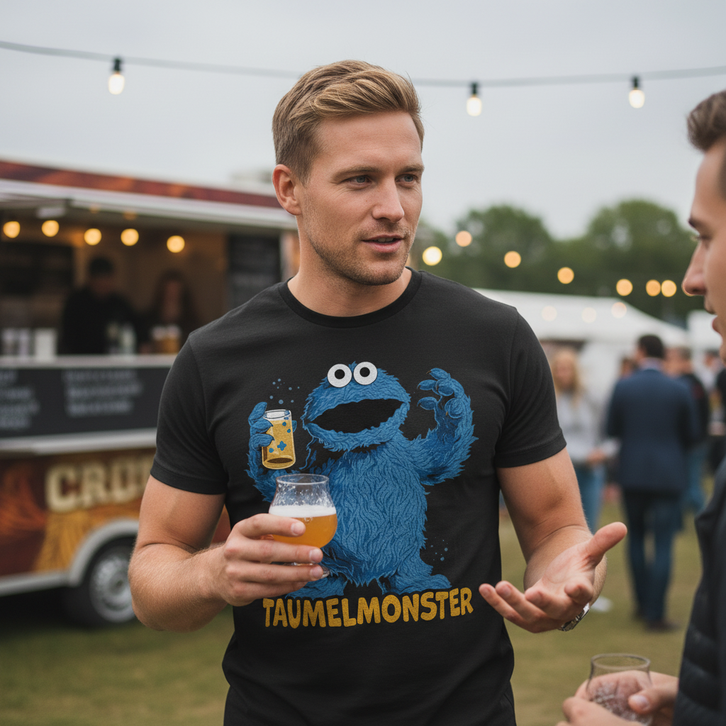 Sesamstraße - Taumel Krümelmonster - Herren Shirt