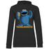 Sesamstraße - Taumel Krümelmonster - Damen Hoodie Black