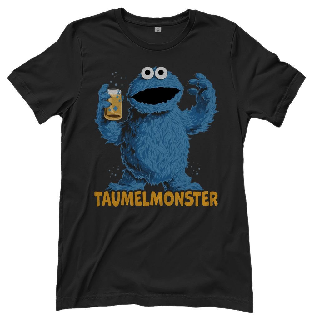 Sesamstraße - Taumel Krümelmonster - Damenshirt Black