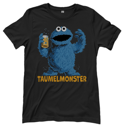 Sesamstraße - Taumel Krümelmonster - Damenshirt Black
