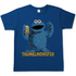 Sesamstraße - Taumel Krümelmonster - Herren Shirt Royal Blue