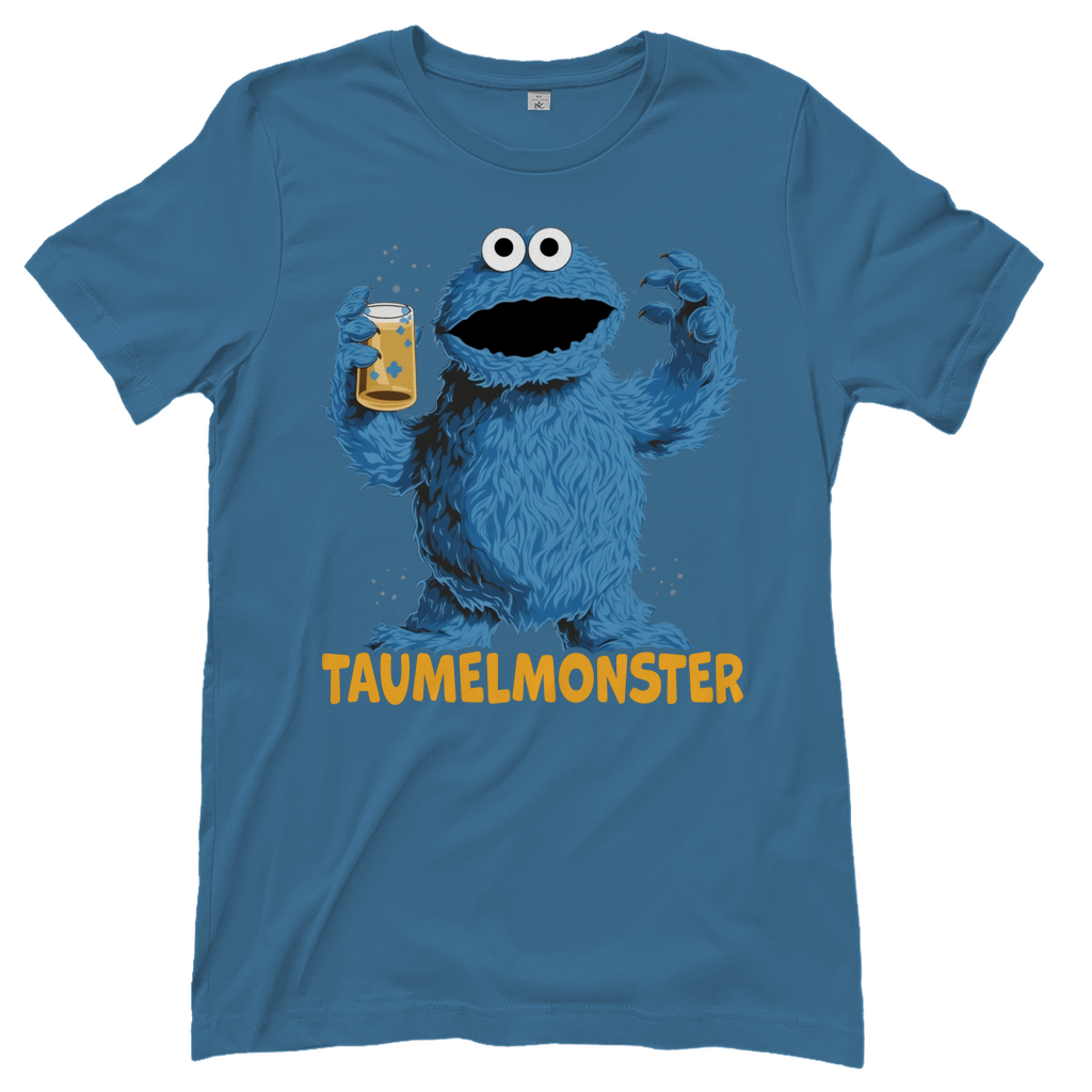 Sesamstraße - Taumel Krümelmonster - Damenshirt Stone Blue