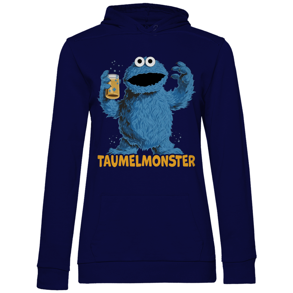 Sesamstraße - Taumel Krümelmonster - Damen Hoodie Navy Blue