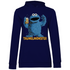 Sesamstraße - Taumel Krümelmonster - Damen Hoodie Navy Blue