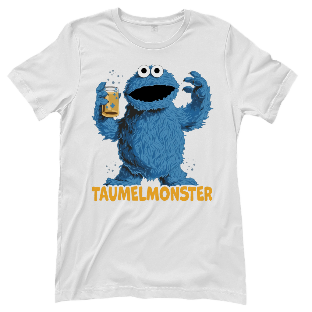Sesamstraße - Taumel Krümelmonster - Damenshirt White