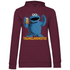 Sesamstraße - Taumel Krümelmonster - Damen Hoodie Wine