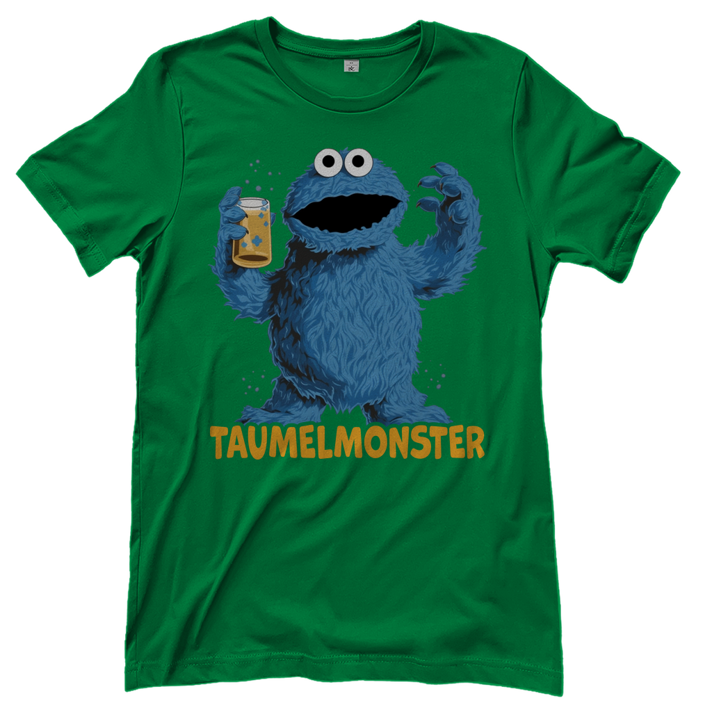 Sesamstraße - Taumel Krümelmonster - Damenshirt Kelly Green