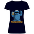 Sesamstraße - Taumel Krümelmonster - V-Neck Damenshirt Deep Navy