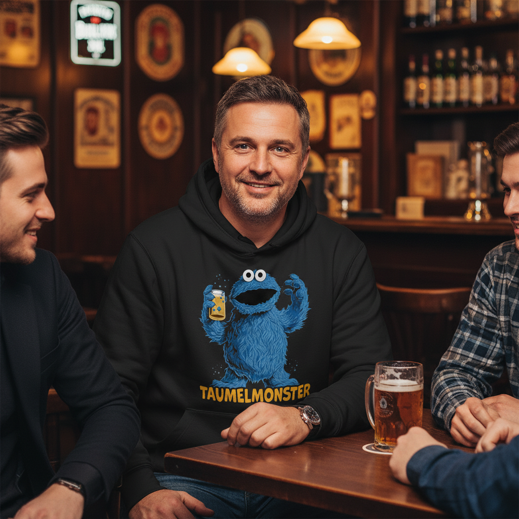 Sesamstraße - Taumel Krümelmonster - Unisex Hoodie