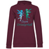 Team Drinkerbell - Prinzessin Aquarell - Damen Hoodie Wine
