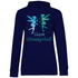 Team Drinkerbell - Prinzessin Aquarell - Damen Hoodie Navy Blue