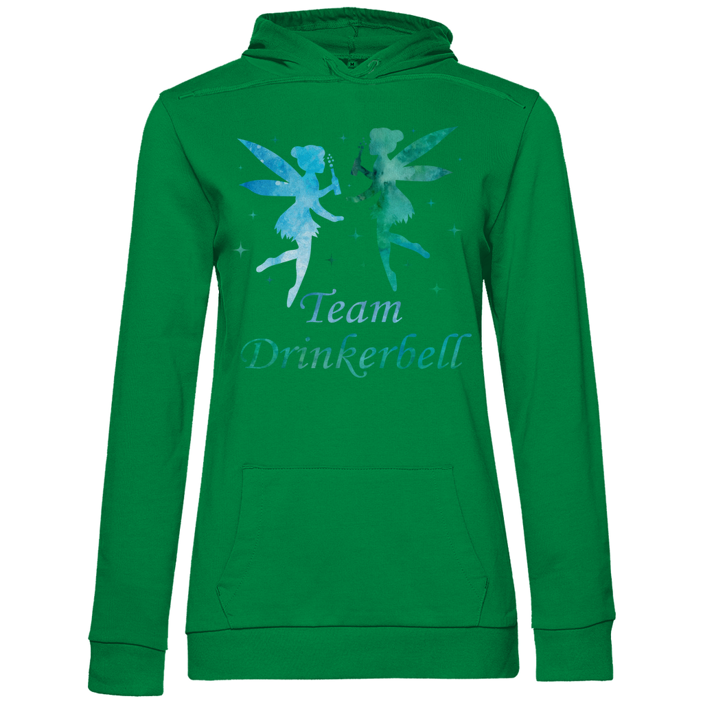 Team Drinkerbell - Prinzessin Aquarell - Damen Hoodie Kelly Green