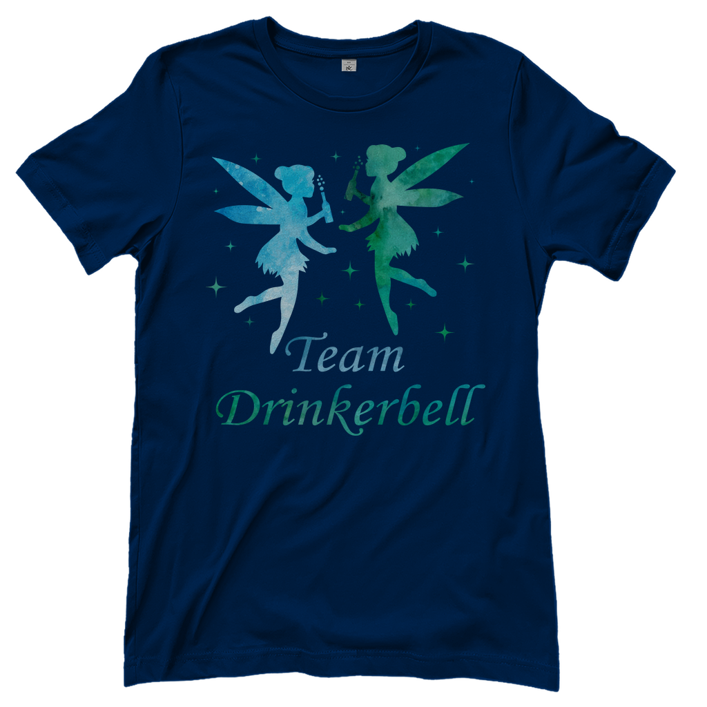 Team Drinkerbell - Prinzessin Aquarell - Damenshirt Navy