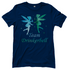 Team Drinkerbell - Prinzessin Aquarell - Damenshirt Navy